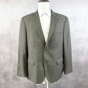 Caravelli Collezione Mens Blazer 42S Gray Two Button Sport‎ Coat Heritage Office